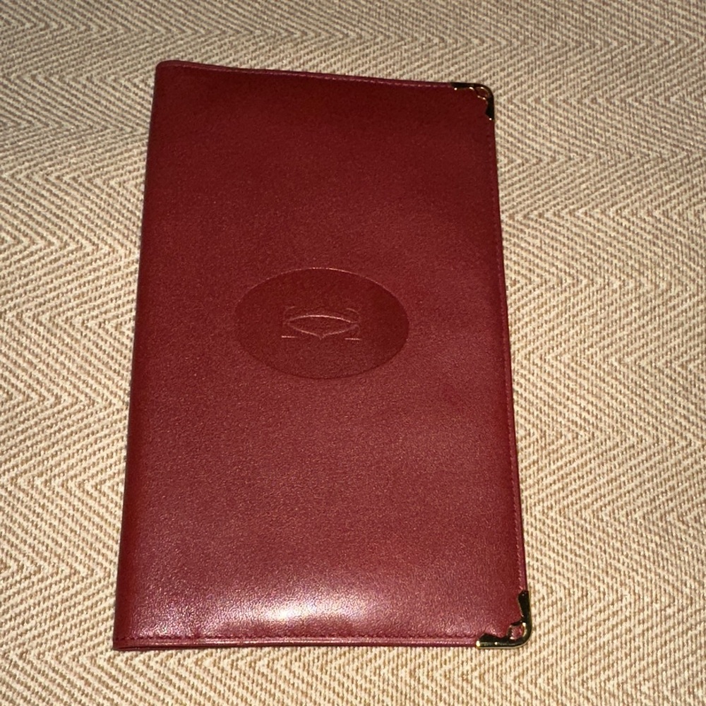 Cartier Red Leather Wallet